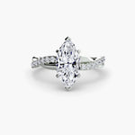 Twist Pavé Diamond Ring