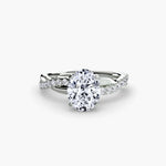 Twist Pavé Diamond Ring