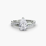 Twist Pavé Diamond Ring