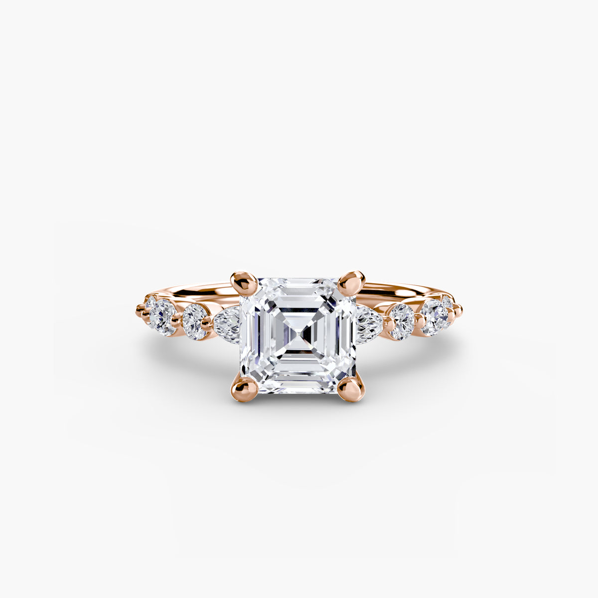 Solitaire with Marquise & Round Sides