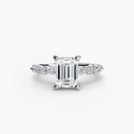 Solitaire with Marquise & Round Sides