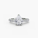 Solitaire with Marquise & Round Sides