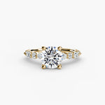 Solitaire with Marquise & Round Sides