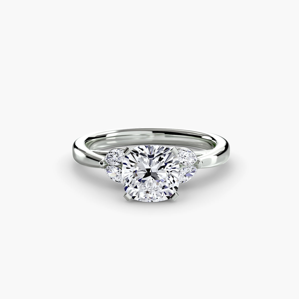 Solitaire with Marquise Accent sides