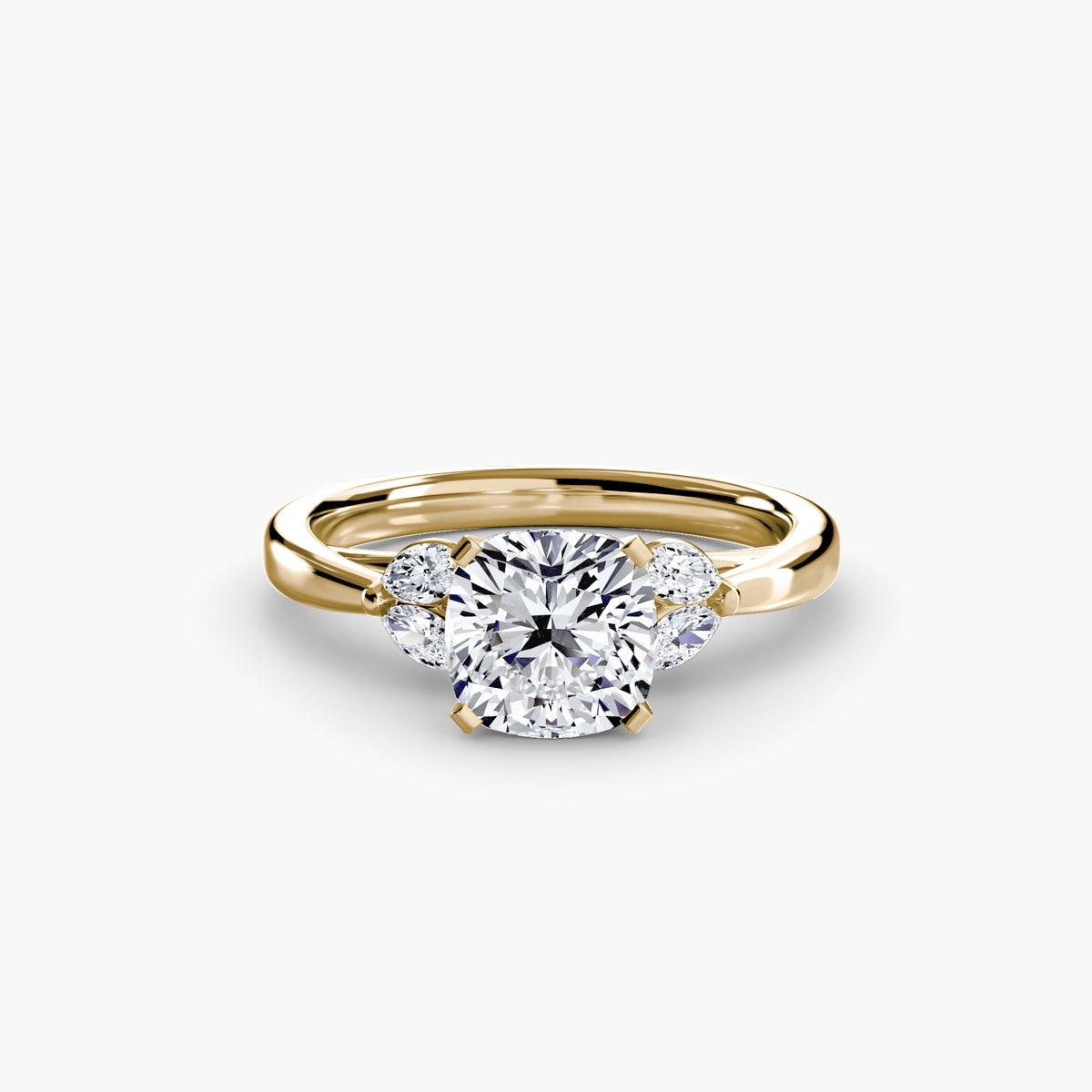 Solitaire with Marquise Accent sides