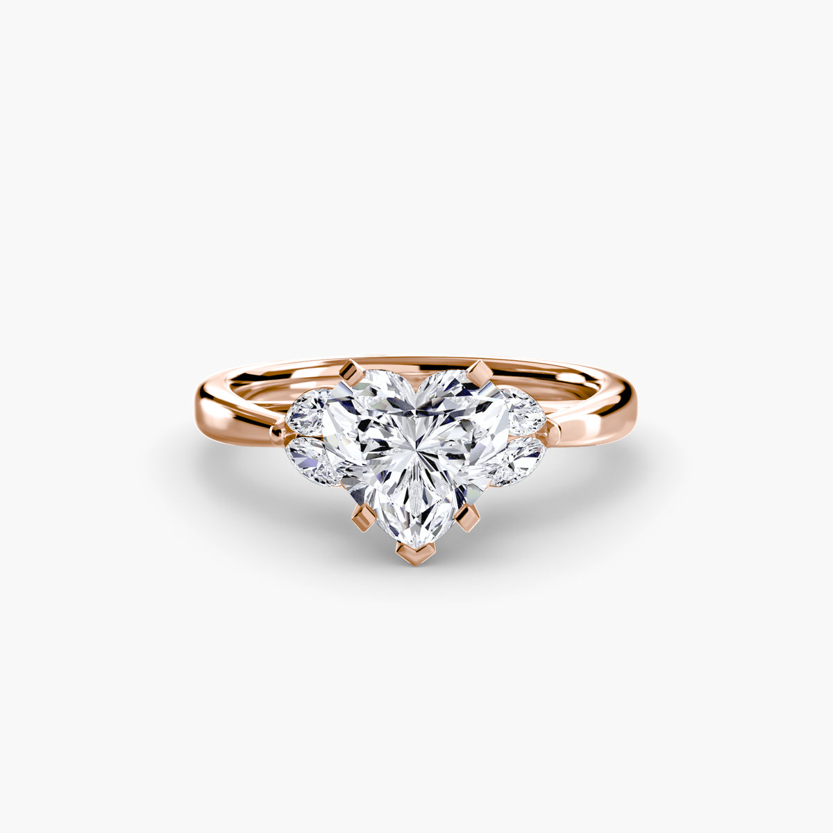 Solitaire with Marquise Accent sides