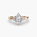 Solitaire with Marquise Accent sides