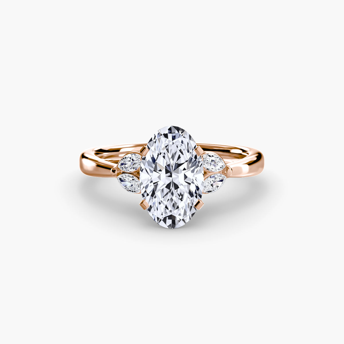 Solitaire with Marquise Accent sides