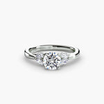 Solitaire with Marquise Accent sides
