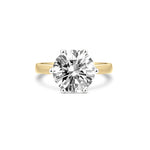 4ct Round Lab Diamond Solitaire Ring in 18ct Gold