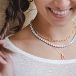 58ct Platinum & Lab Diamond Tennis Necklace