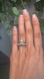 3ct Pear Diamond Ring in 18ct Gold
