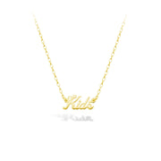 9ct Gold Personalized Kids Name Necklace