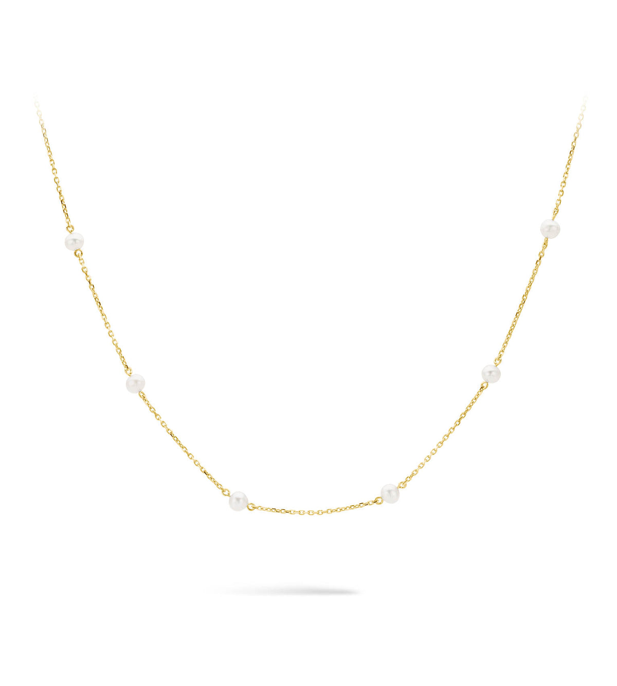 Classic 9ct Gold Pearl Necklace