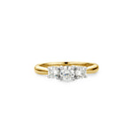 3 stone .65ct Lab Diamond Ring in 18ct Gold