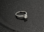 1ct Oval Lab Diamond Ring Solitaire
