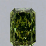 0.58ct Radiant Lab Grown Diamond (Colour Fancy Vivid Green, Clarity VS1, IGI Certified)