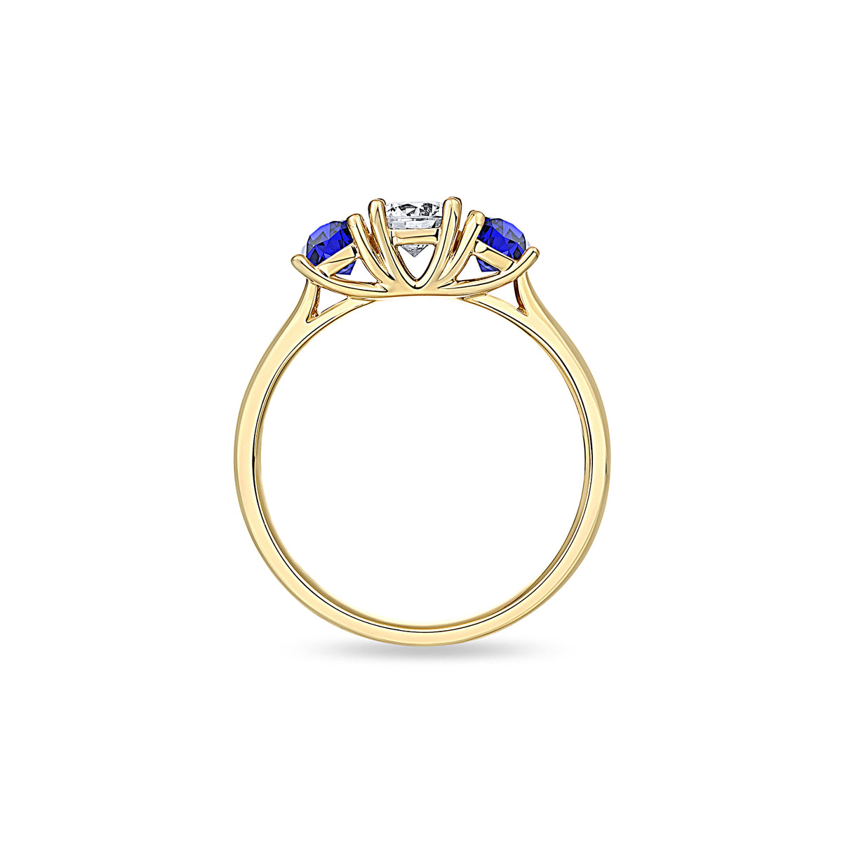 Sapphire & Diamond Ring