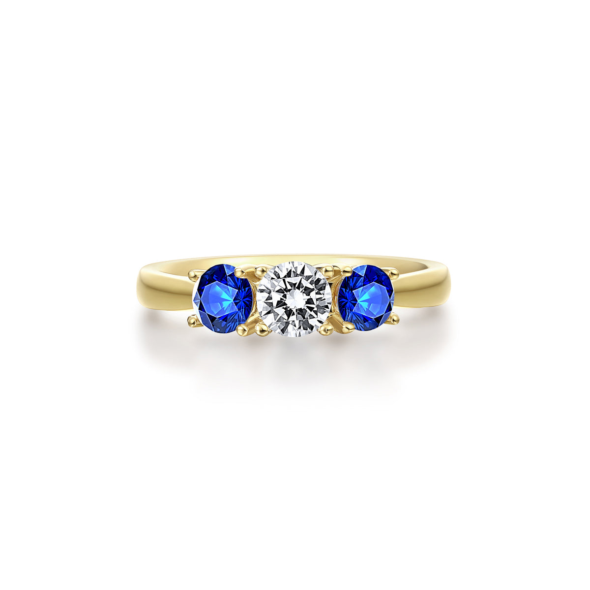 Sapphire & Diamond Ring