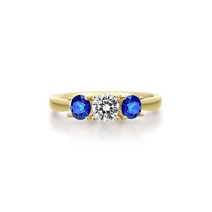 Sapphire & Diamond Ring