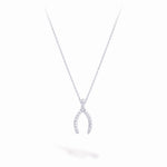Silver Wishbone Necklace
