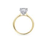 2ct Round Natural Diamond Ring with 4 claws