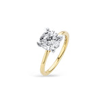 2ct Round Lab Diamond Ring with 4 claws