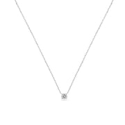 Platinum .30ct Lab Diamond Necklace