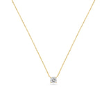 18ct Gold .50ct Lab Diamond Necklace