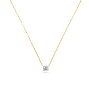 18ct Gold .50ct Lab Diamond Necklace