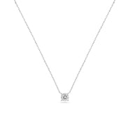 Platinum .50ct Lab Diamond Necklace