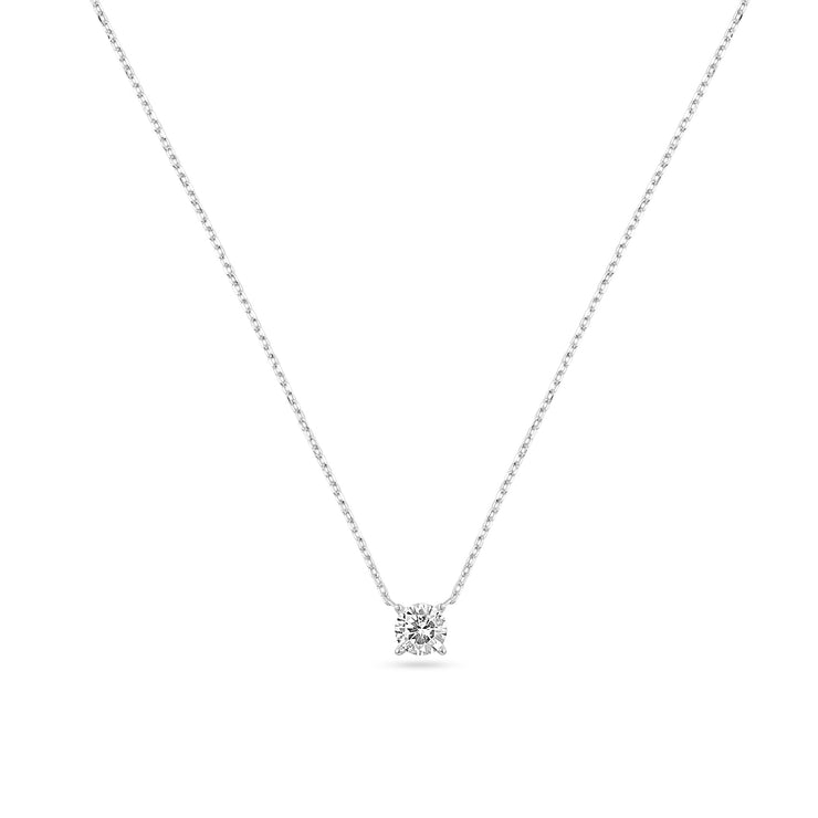 Platinum .50ct Lab Diamond Necklace