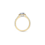 .90ct Halo Natural Diamond Ring in 18ct Gold
