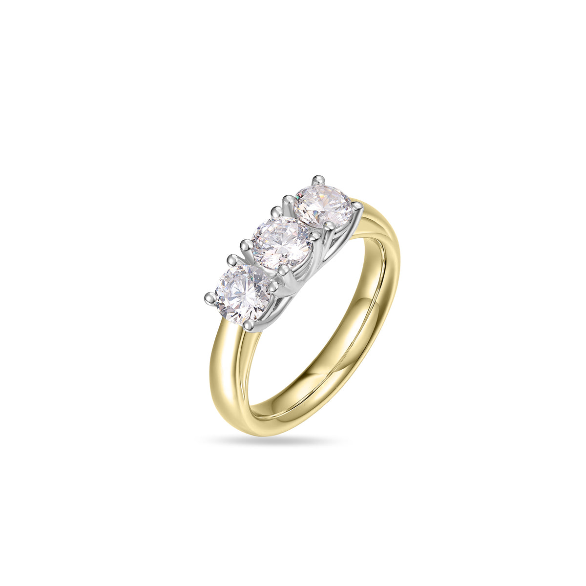 3 Stone 1.50ct Lab Diamond Ring