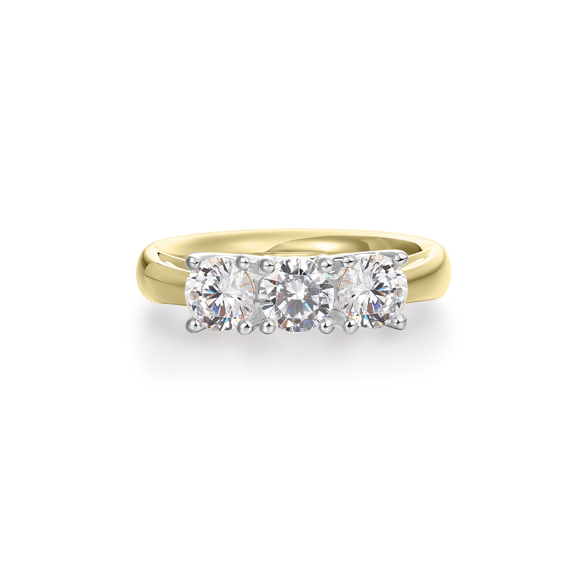 3 Stone 1.50ct Lab Diamond Ring