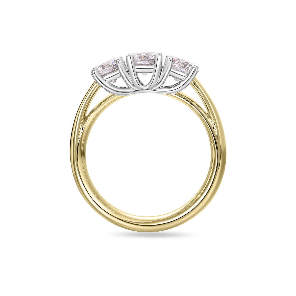 3 Stone 1.50ct Lab Diamond Ring