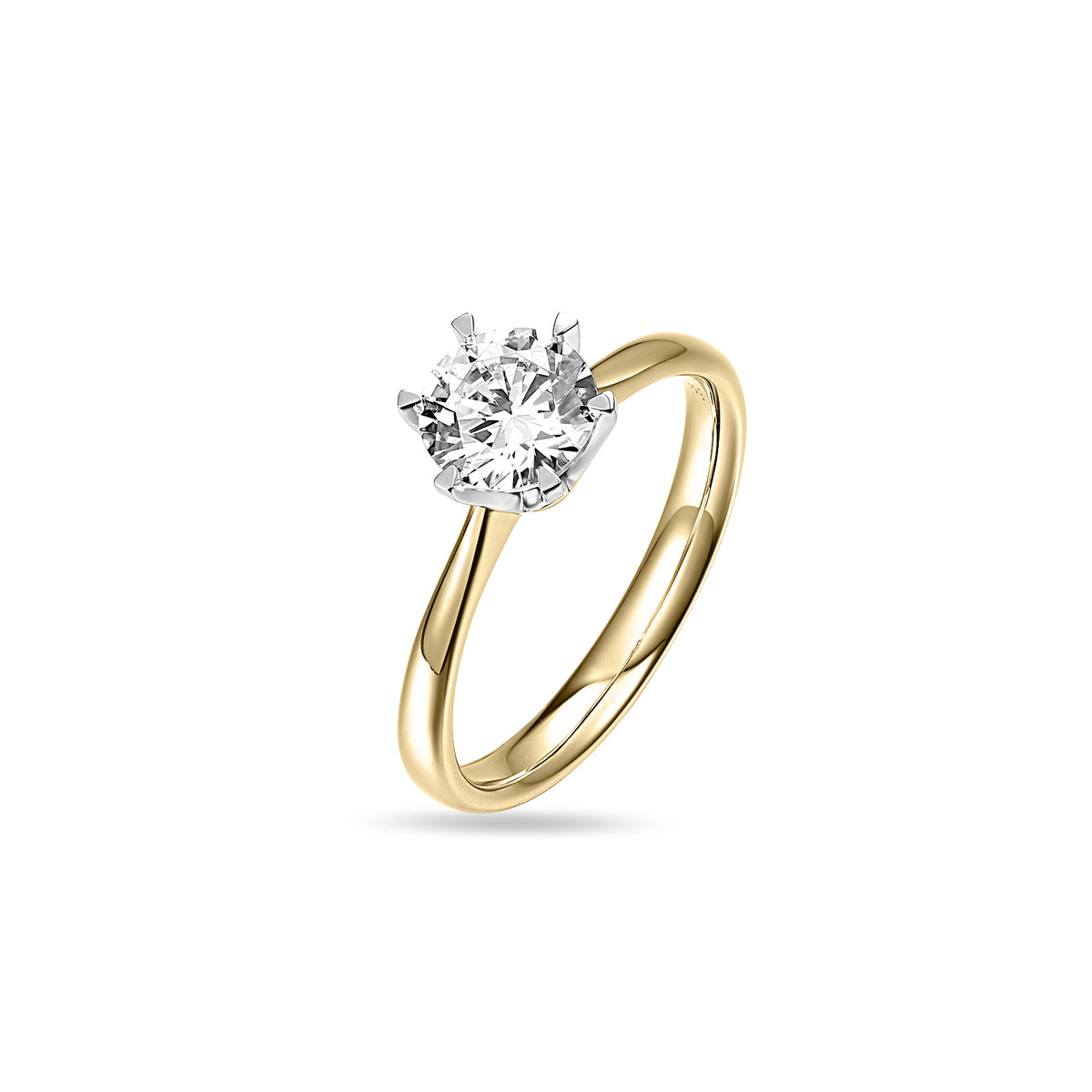 Round Solitaire 1ct Lab Diamond Ring