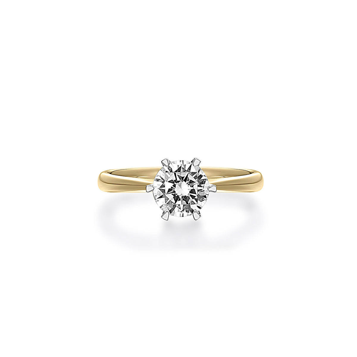 Round Solitaire 1ct Lab Diamond Ring