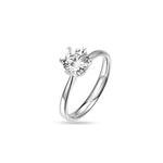 1ct Platinum Lab Diamond Ring
