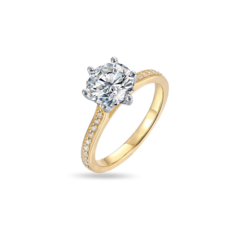 18ct Gold 1.65 ct Lab Diamond Engagement Ring