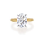 Oval Solitaire 2.5ct Lab Diamond Ring