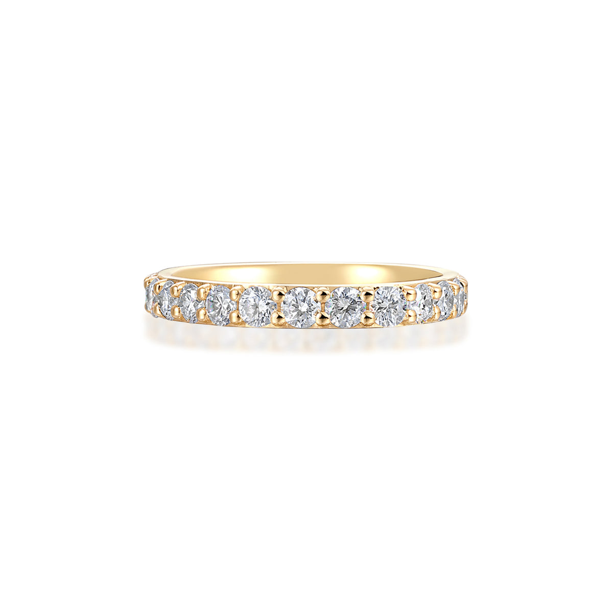 18ct Gold Lab Diamond Eternity Ring 0.78ct