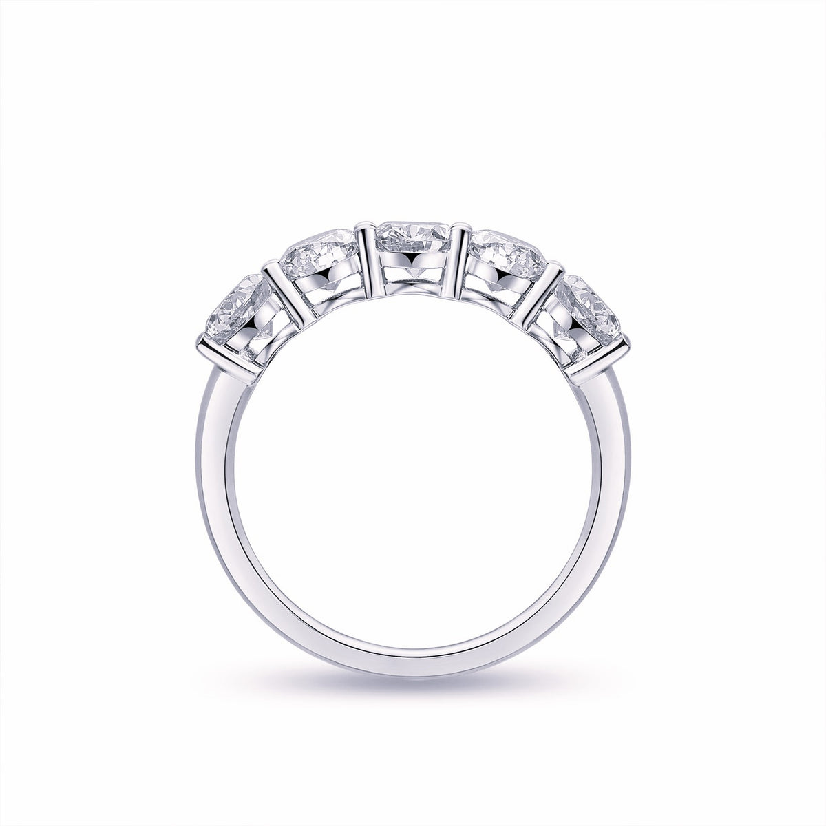 2ct Oval Lab Diamond Eternity Ring