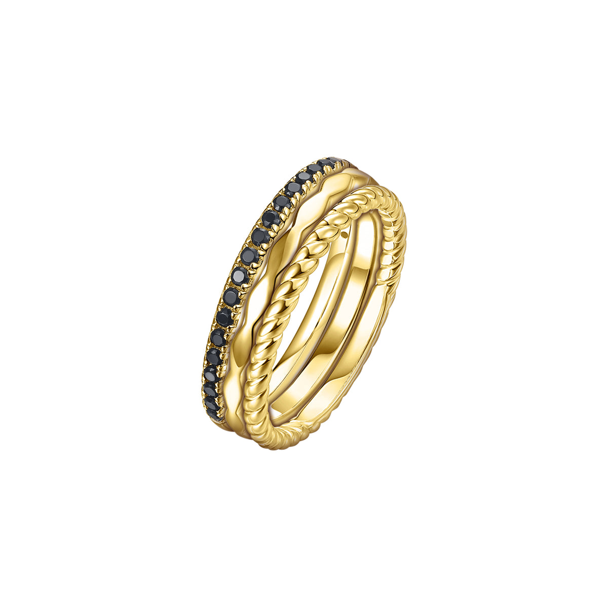 9ct Gold Jagged Edge Ring