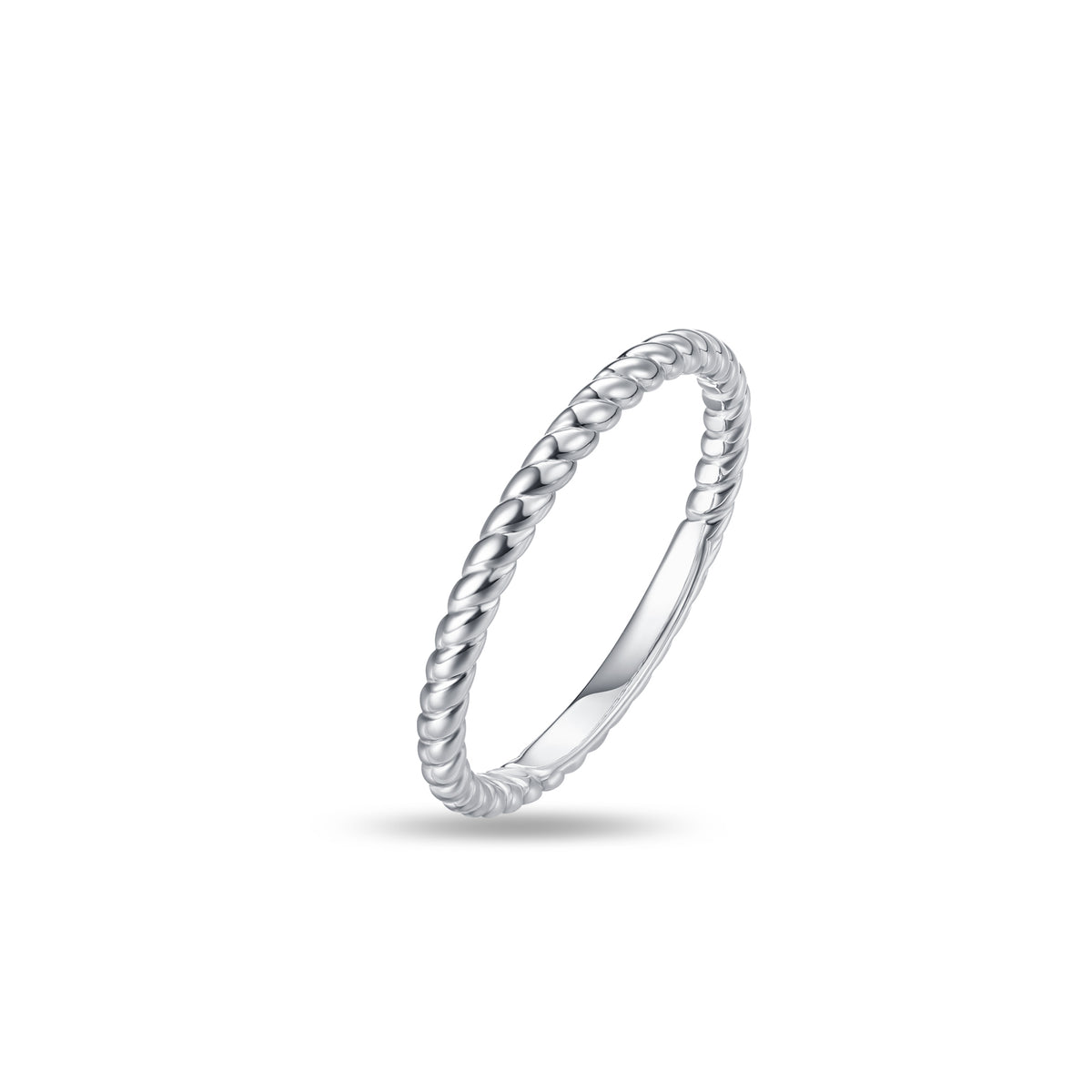 Silver Rope Ring