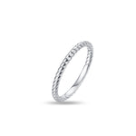 Silver Rope Ring