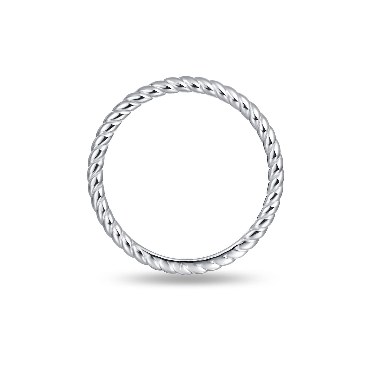 Silver Rope Ring