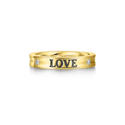 9ct Gold Chunky Love Ring