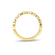 9ct Gold Jagged Edge Ring