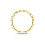 0.77ct Lab Diamond Round and Baguette Eternity Band